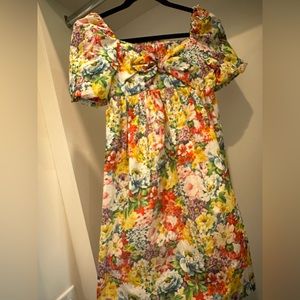 Zara little girls floral print Spring/Summer dress